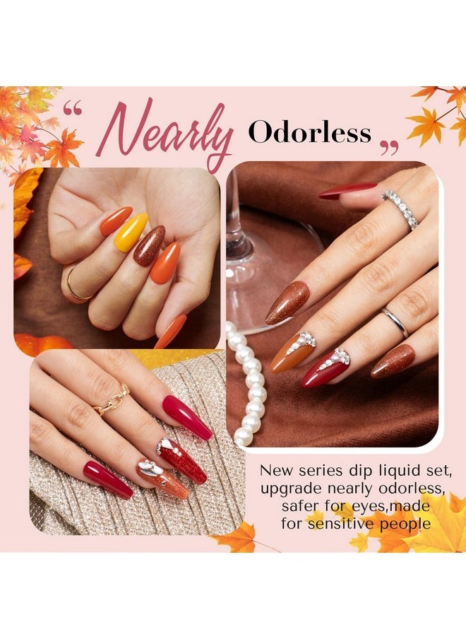 Dip Powder Liquid Set 2 Pcs Odorless Dip Base & Top Coat For Dip Powder Nail Kit 15Ml/0.5Oz Clear Nail Dip Liquid Set For Dip Manicure Kits Dipping Powder Nail Kit Diplypro