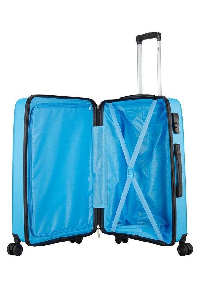 8 WHEELS SKYBAGS MAXX MALIBU BLUE HARDSIDE CABIN TROLLEY BAG - SK MAXXEB56MLB