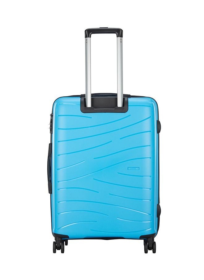 8 WHEELS SKYBAGS MAXX MALIBU BLUE HARDSIDE CABIN TROLLEY BAG - SK MAXXEB56MLB