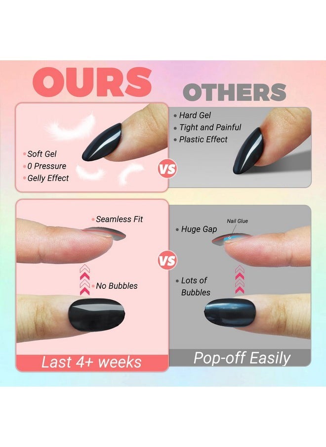 240Pc Oval Press On Nails Short Fake Nails, Xs Oval Press On Nails Short Glue On Nails Nude Tan Acrylic Nail Press Ons False Nail Tips Artificial False Fingernails With Adhesive Tabs