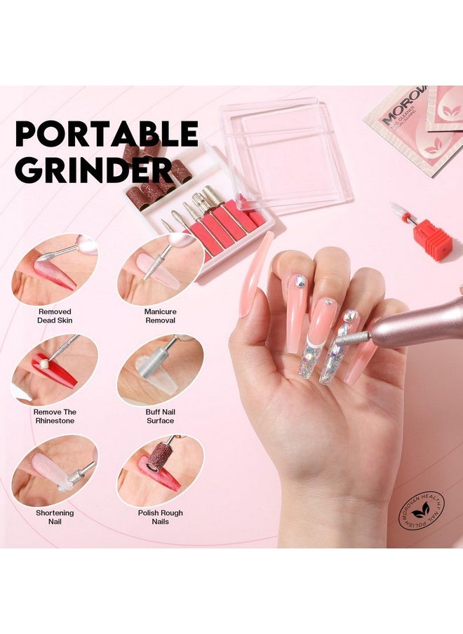 Acrylic Nail Kit For Beginners: Professional Nails Kit Acrylic Set With Everything Complete Starter Kit - With 3 Colors Acrylic Powder And Glitter Nail Powder