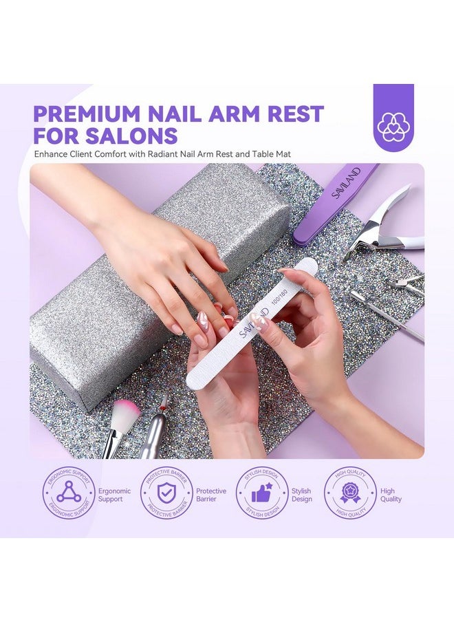 Acrylic Nail Kit: Nail Kit Set Professional Acrylic With Everything Keratin Acrylic Powder Arm Rest Primer Nail Drill Remover Strengthener Cream Full Tools For Beginners Salon Manicurist