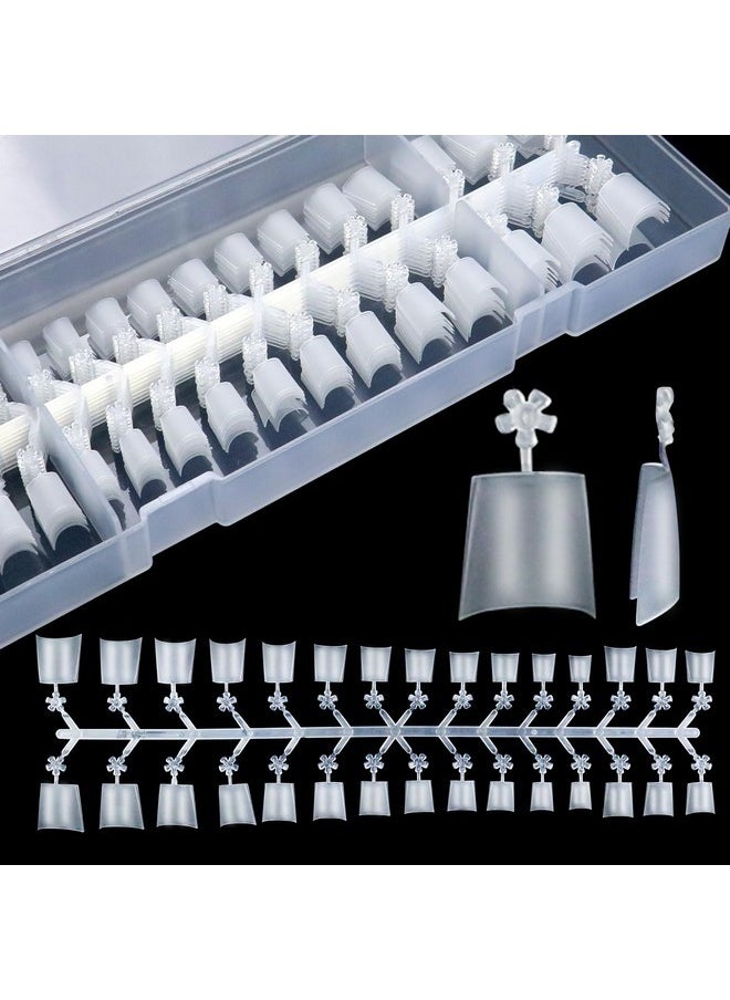 300Pcs Short Coffin Nail Tips, Half Cover No C Curve Nail Tips, 12 Sizes Full Matte Coffin Nails Tips For Acrylic Nails Professional, Acrylic Short Press On Nails For Nail Extension At Home Diy Salon