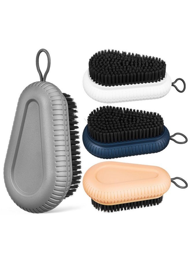 4Pcs Nail Brush For Cleaning Fingernails, Heavy Duty Nail Cleaning , Fingernail Scrub Brush Pedicure Scrubbing Tool Kit For Men And Women