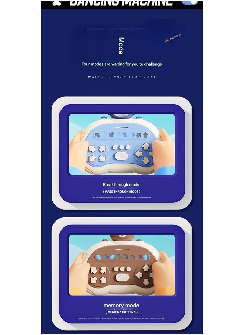 Rhythm Master Speed Push Game Console Palm Dance Machine Children's Puzzle Logic Thinking Challenge Toy【Astronaut】