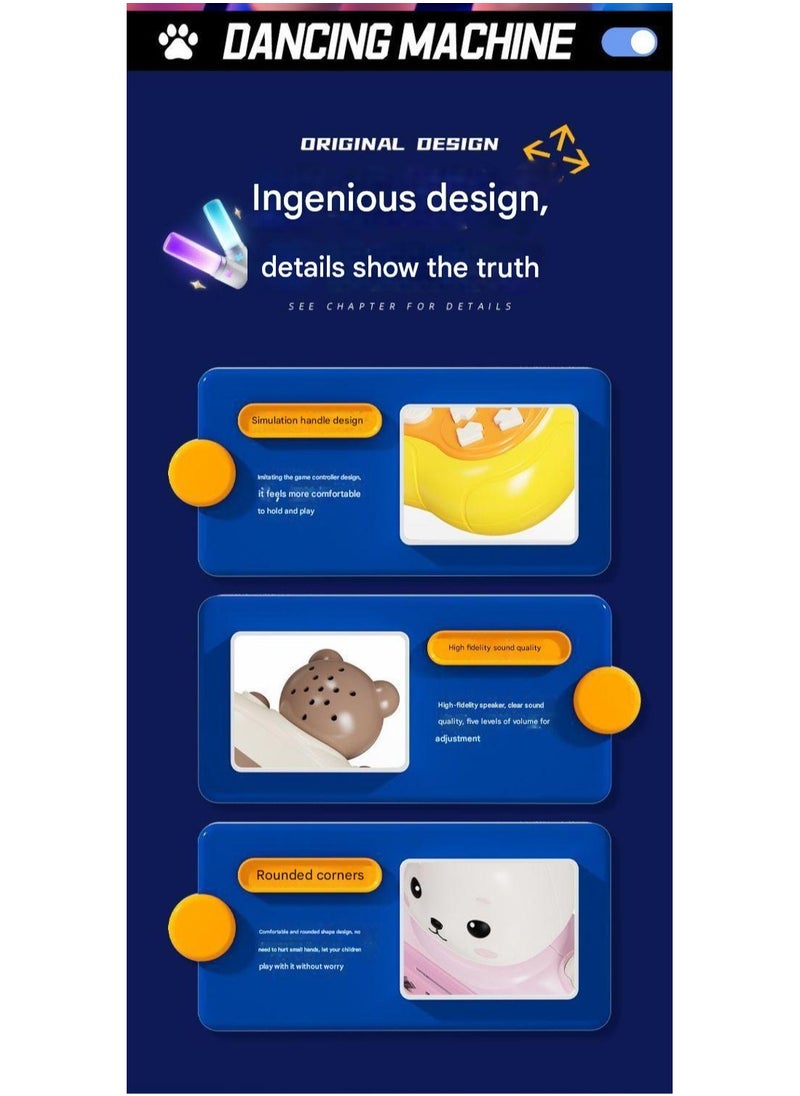 Rhythm Master Speed Push Game Console Palm Dance Machine Children's Puzzle Logic Thinking Challenge Toy【Astronaut】