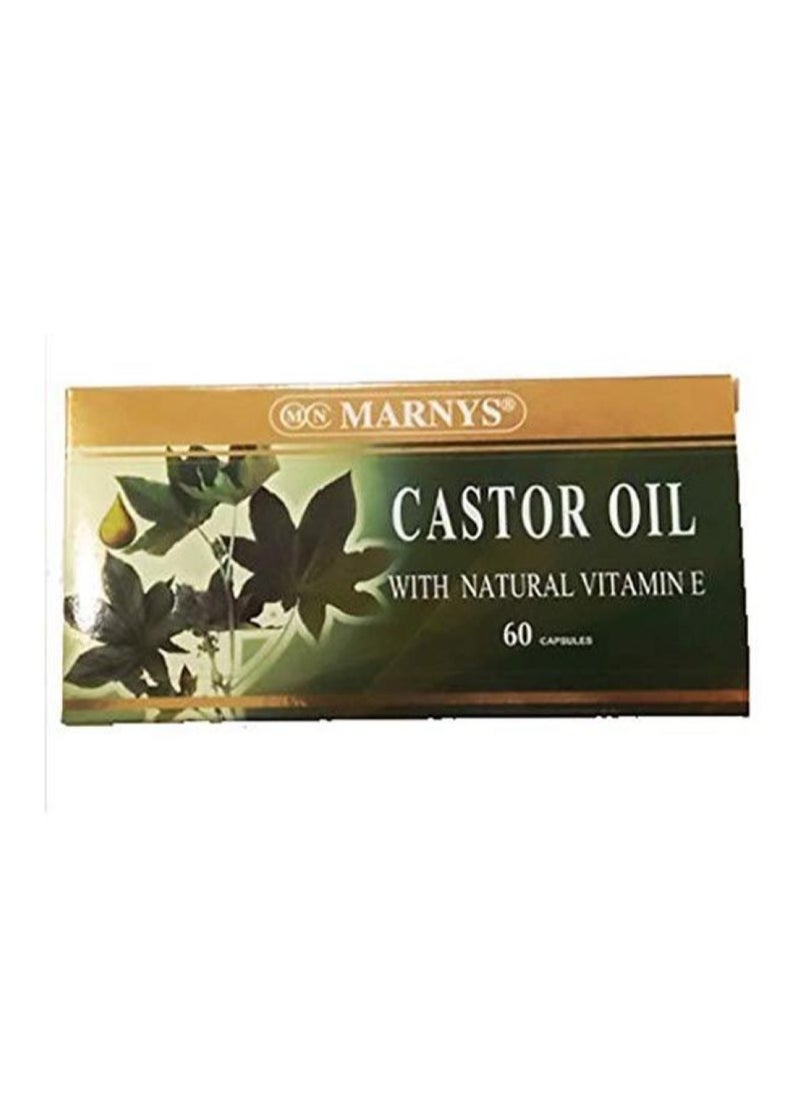 Marnys Castor Oil 60 Capsules