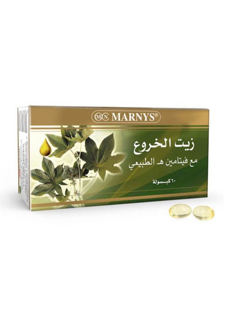 Marnys Castor Oil 60 Capsules