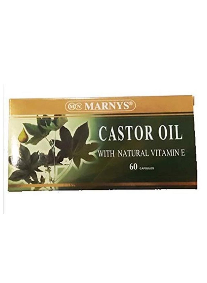 Marnys Castor Oil 60 Capsules