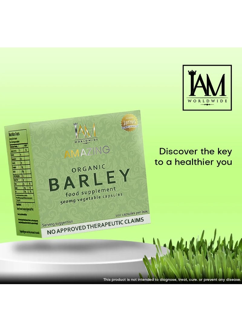 Amazing Pure Organic Barley Capsules