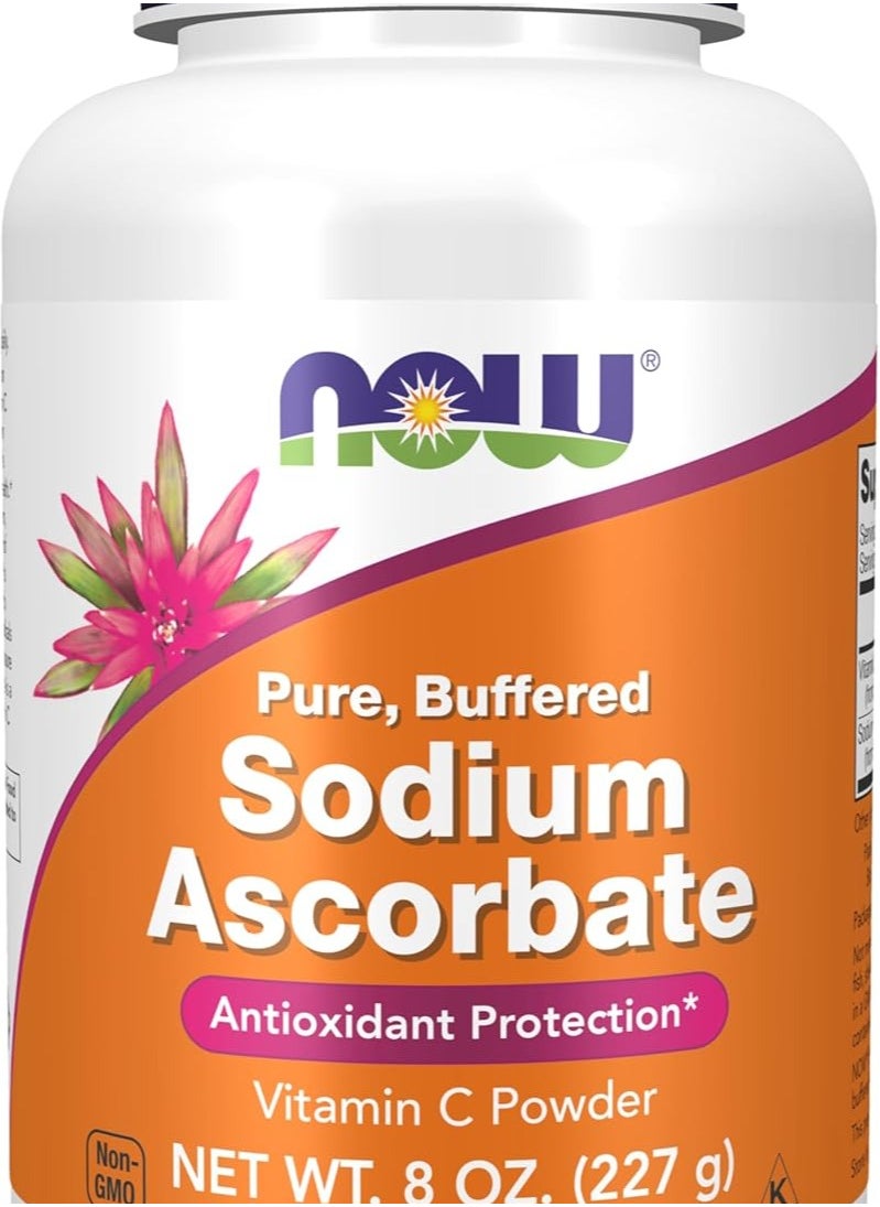 NOW Foods Supplements, Sodium Ascorbate Powder, Buffered, Antioxidant Protection*, 8-Ounce