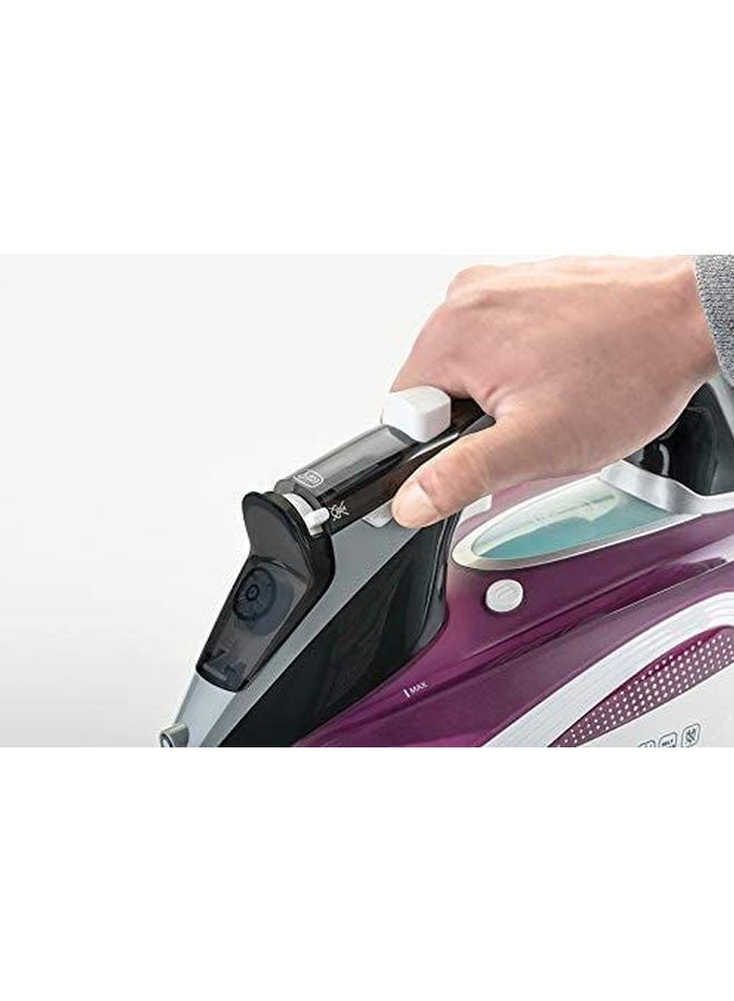 Renewed - 2800W Digital Steam Iron (Damaged Box) 380 ml 2800 W X2250-B5 Purple/White/Grey