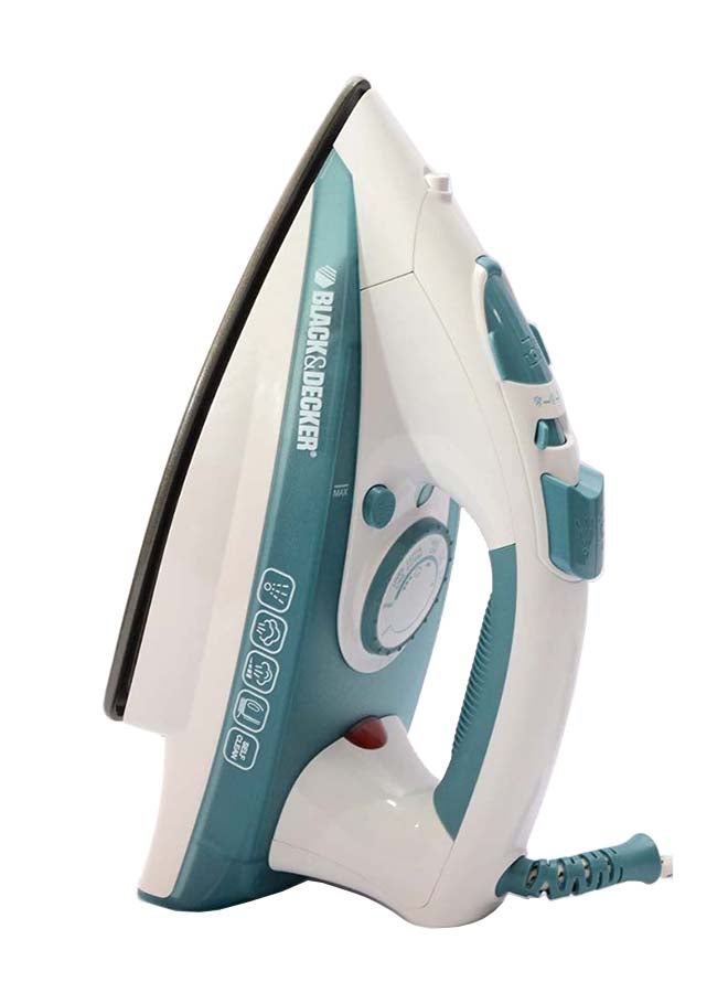 Renewed - Steam Iron With Non-Stick Soleplate/Self Clean Function (Damaged Box) 220 ml 1750 W X1600 Blue/White