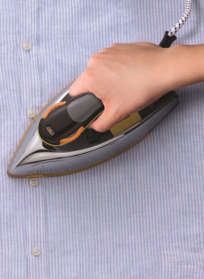 Renewed - Hand Held Dry Iron Heavy Weight (Damaged Box) 1200 W F550-B5 Black/Gold/White