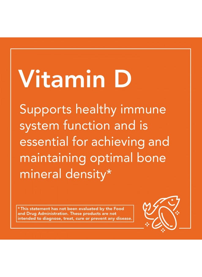 NOW Supplements, Vitamin D-3 5,000 IU, High Potency, Structural Support, 240 Softgels