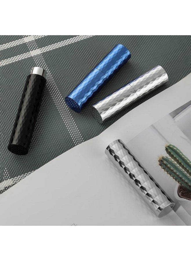 8Ml Atomizer Perfume Spray Bottle (3 Pcs) Empty Cologne Dispenser Portable (Black，Blue, Silver)
