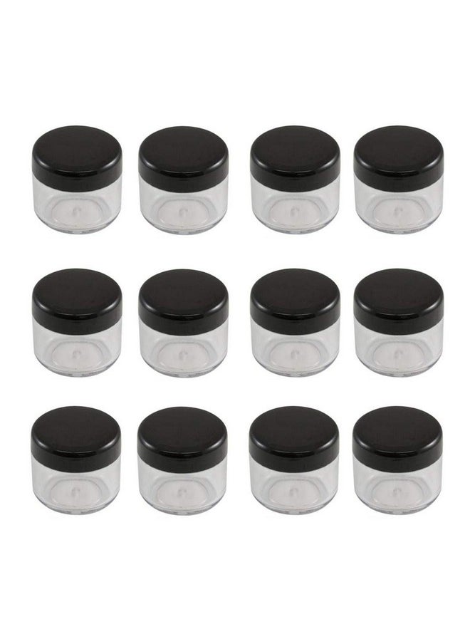 3 Gram Plastic Cosmetic Containers,For Eye Shadow Nails Powder Jewelry Cosmetic Lip Balm Lip Gloss Cream Lotion And Creams Sample Make-Up Storage(10 Pcs)