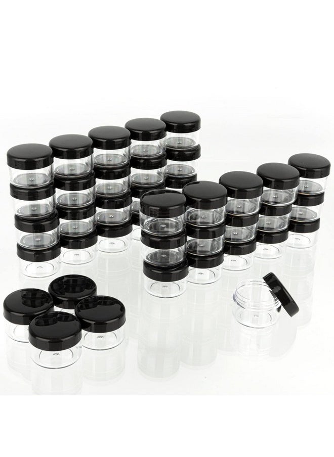 5 Gram Sample Containers With Lids, 200Pcs Mini Makeup Containers, Empty Plastic Travel Cosmetic Containers With Labels