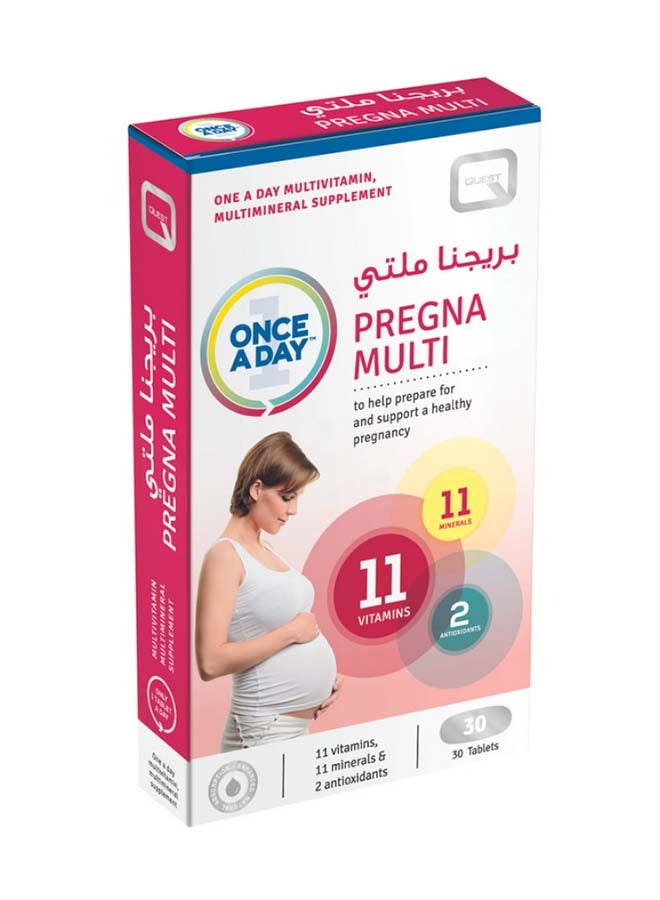 Pregna Multi - To Help Prepare Healthy Pregnancy  30 Tablets