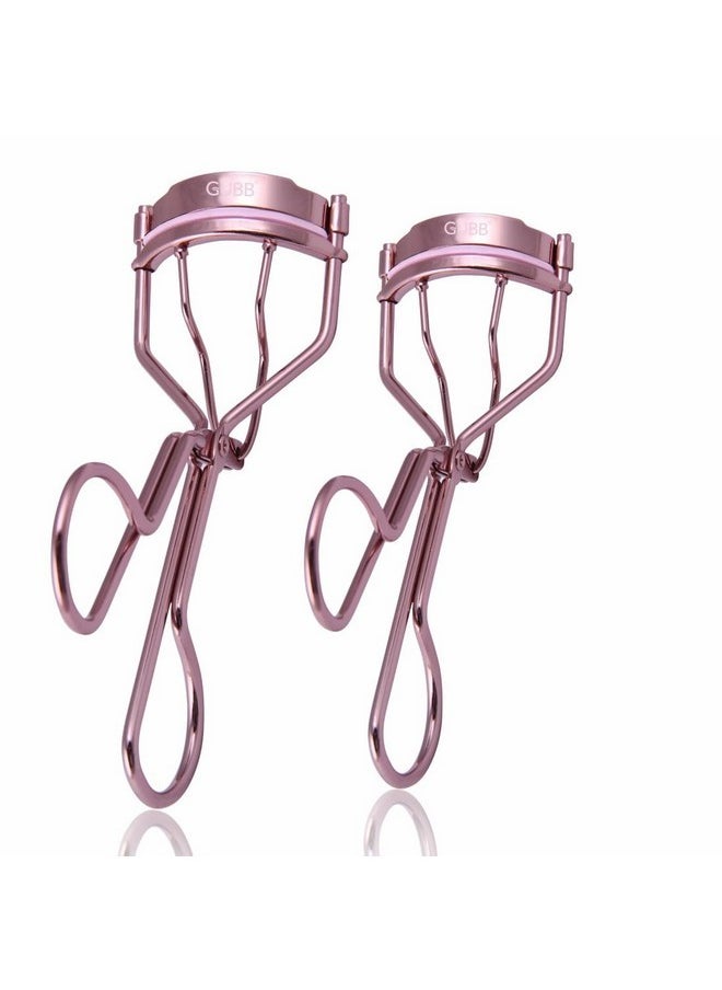 Eyelash Curler For Women | Creates Eye-Opening & Lifted Lashes | Long-Lasting Lash Curls For All Eye Shapes | Get Perfect Curl In 5 Seconds - Rose Gold | Pack Of 2