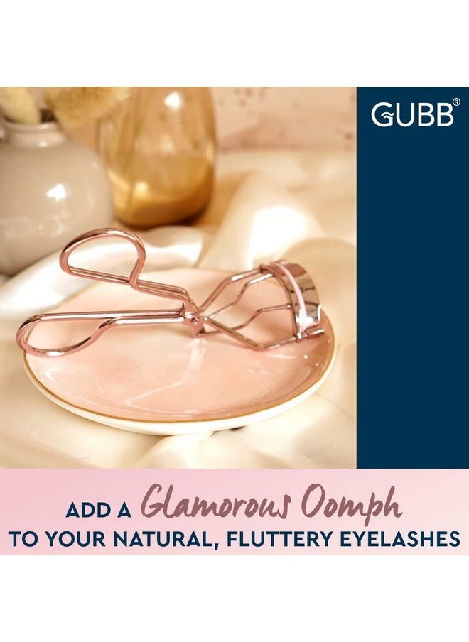 Eyelash Curler For Women | Creates Eye-Opening & Lifted Lashes | Long-Lasting Lash Curls For All Eye Shapes | Get Perfect Curl In 5 Seconds - Rose Gold | Pack Of 2