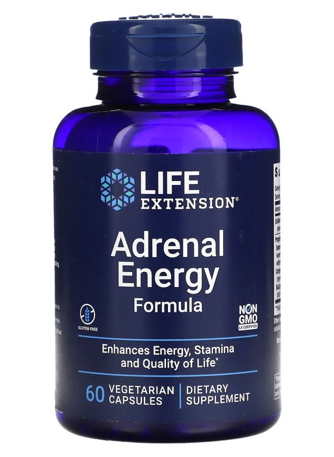 Adrenal Energy Formula 60 Vegetarian Capsules