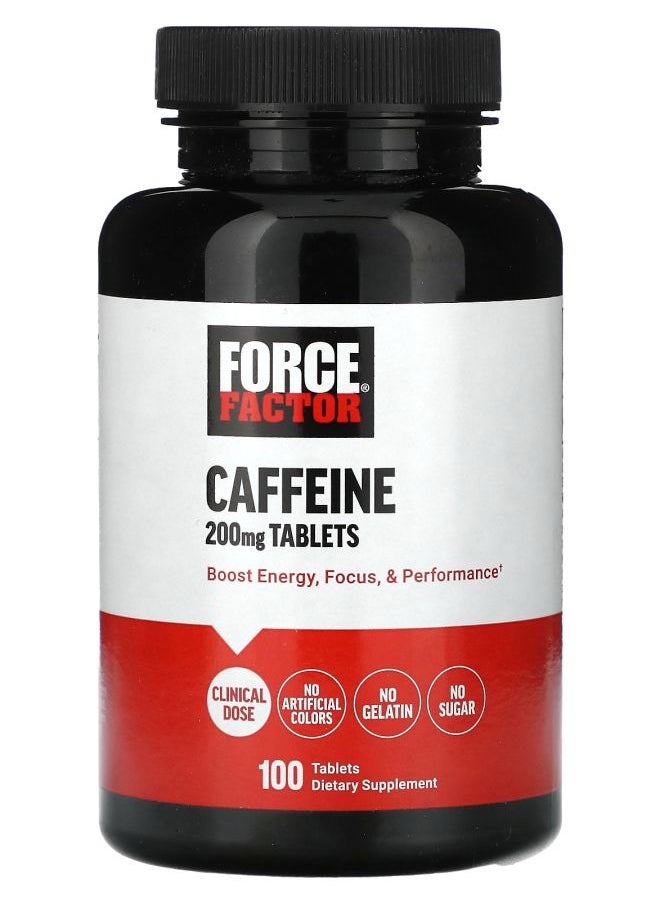 Caffeine 200 mg 100 Tablets