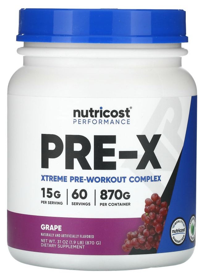 Performance PREX Xtreme PreWorkout Complex Grape 1.9 lb (870 g)