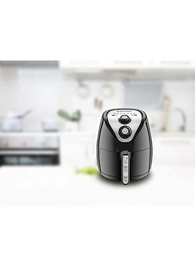 Renewed - Air Fryer With Anti Stick Rapid Air Convection Technology (Damaged Box) 2.5 L 1500 W AF200-B5 Black/Silver