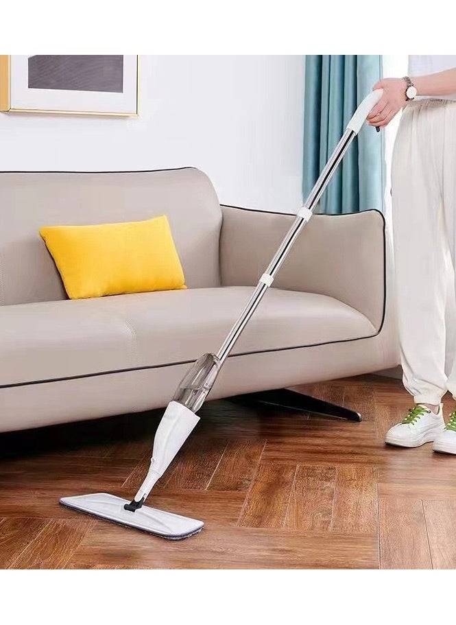 Hands-Free Spray Mop for Home, Lazy Flat Mop with Wet and Dry Use, Rotating Handheld Dust Cleaner