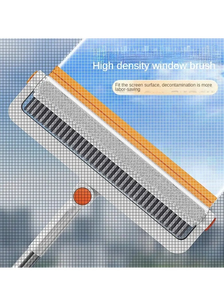 4-in-1 Cleaner Brush Bathroom Floor Brush Household Window Cleaner Window Screening Brush Wet & Dry