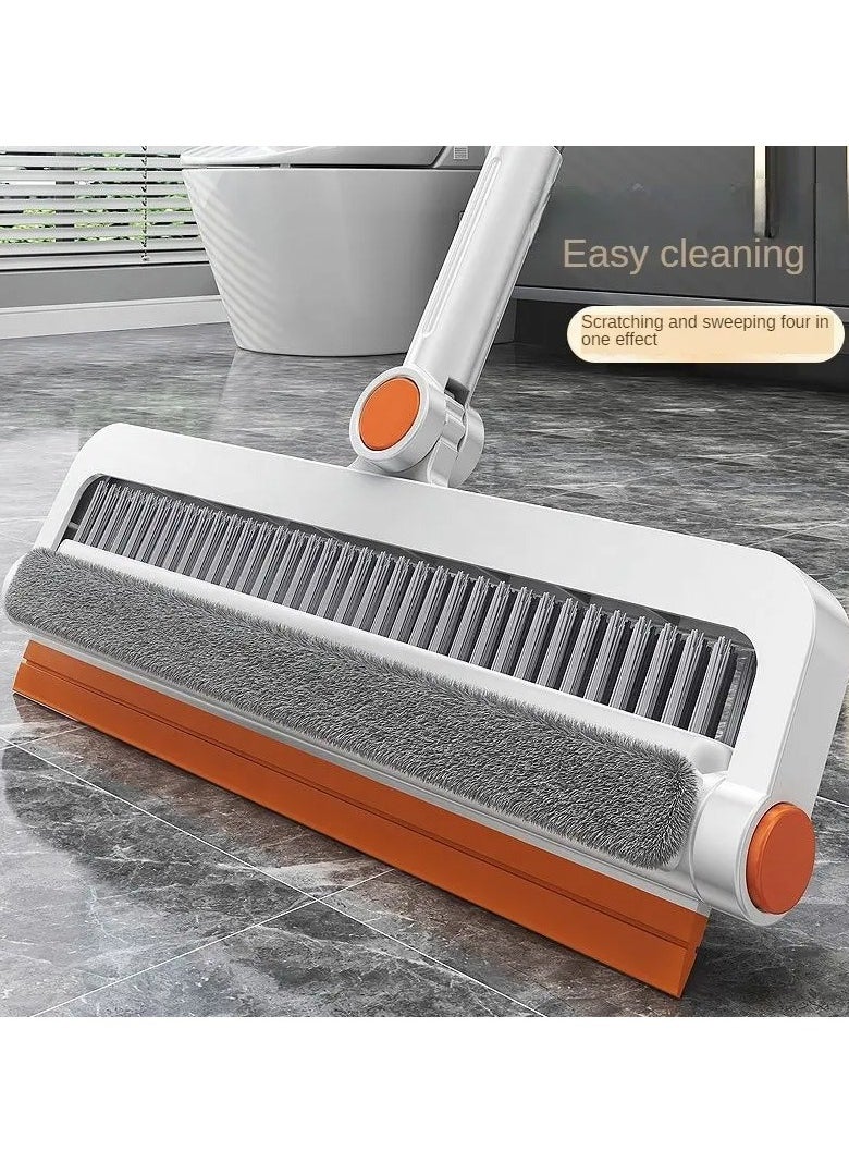 4-in-1 Cleaner Brush Bathroom Floor Brush Household Window Cleaner Window Screening Brush Wet & Dry