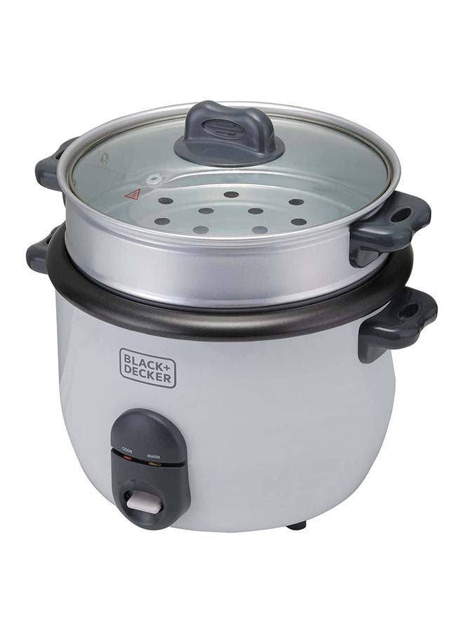 Renewed - Rice Cooker Non-Stick With Steamer 2-in-1 (Damaged Box) 1.8 L 700 W RC1860-B5 White