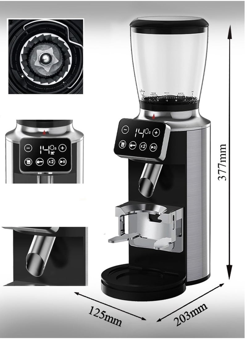 Coffee Grinder with Digital Touch Screen,30 Precise Grind Settings,280g capacity