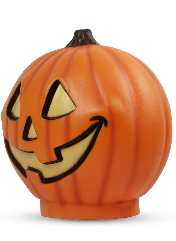 Creepy 9-Inch Light-Up Pumpkin Halloween Centrepiece Decoration for Trick-or-Treat Props, Theme Party, Haunted House Decor