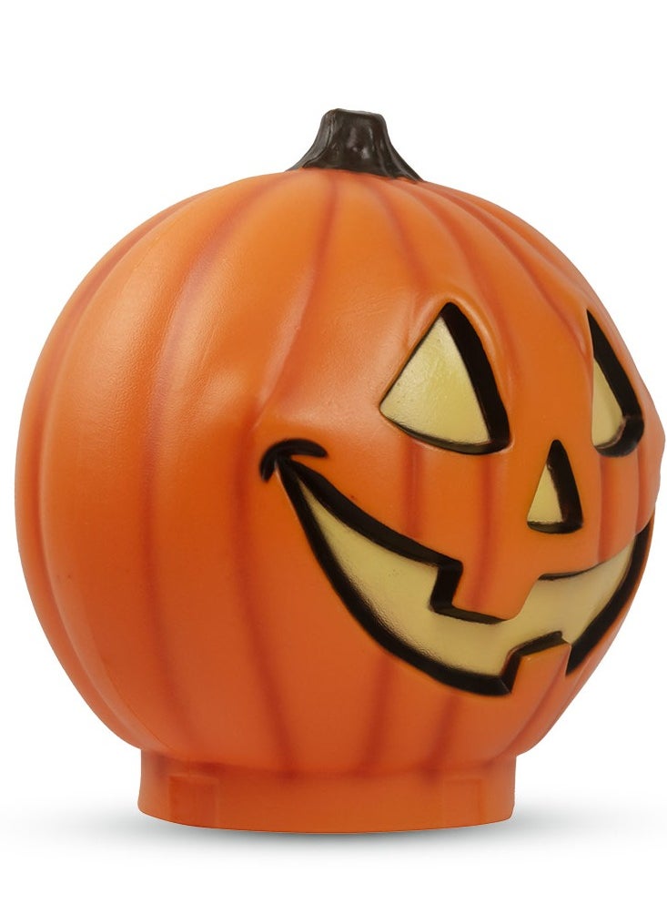 Creepy 9-Inch Light-Up Pumpkin Halloween Centrepiece Decoration for Trick-or-Treat Props, Theme Party, Haunted House Decor