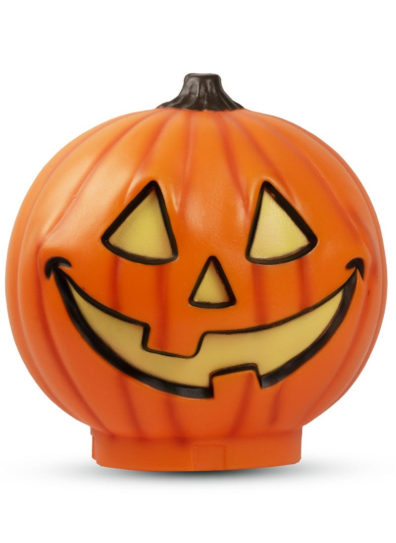 Creepy 9-Inch Light-Up Pumpkin Halloween Centrepiece Decoration for Trick-or-Treat Props, Theme Party, Haunted House Decor