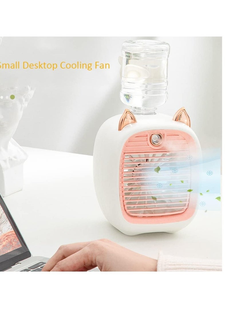 Rechargeable Mini Portable Air Conditioner Fan Cooler In 3 Speed Usb Personal Air Conditioner Fan