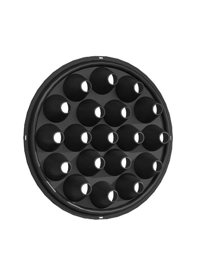 Fan Cooling Cover Homemade Physical Cooling Round Air Conditioning Sense Artifact(Black)