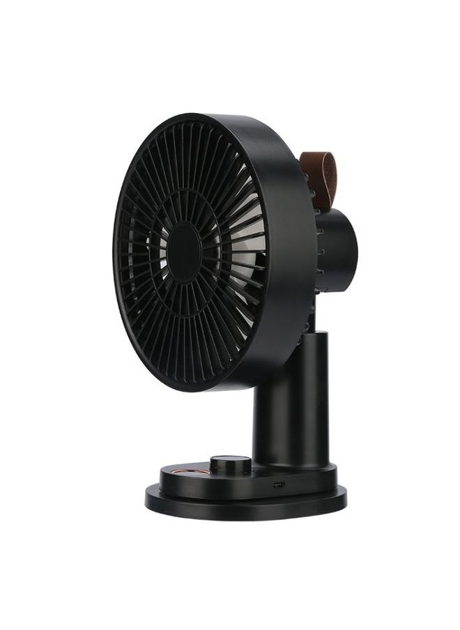 Smart Remote Control Usb Charging Shaking Head Desktop Fan Stroller Clip Fan(Black)