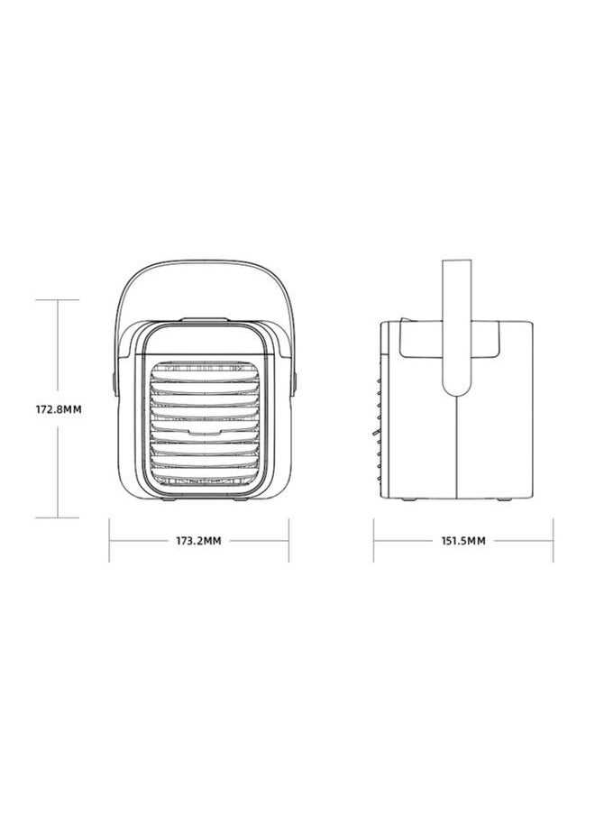 BD-F26 Portable Humidifier Fan Water Replenishment Instrument (White)