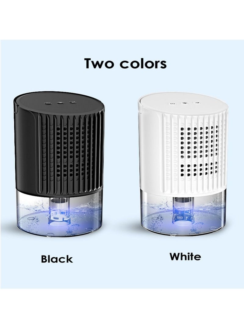 Dehumidifier, Auto-Off Small Dehumidifier Compact and Portable Mini Dehumidifier for Basement, Bathroom, Garage, Wardrobe, RV and Room(Black)