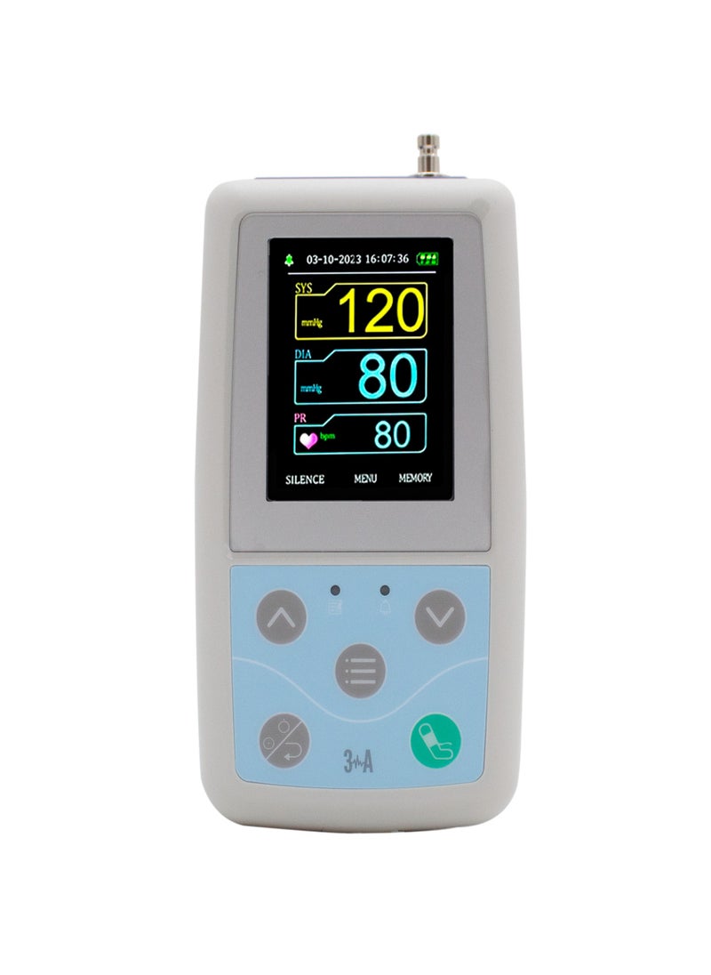 AMB05 Ambulatory Blood Pressure Monitor – Compact, Portable 24-Hour NIBP Monitoring for Adults, Pediatrics, and Neonates, High-Definition Display, Data Review & Trend Graph, PC Connectivity