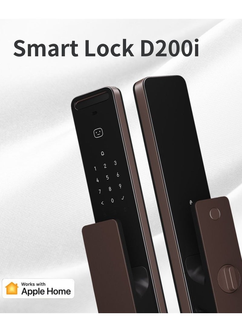 Smart Door Lock Zigbee 3.0 Face Recognition Bluetooth Password NFC Unlock Work with Homekit Google Assistant D200i