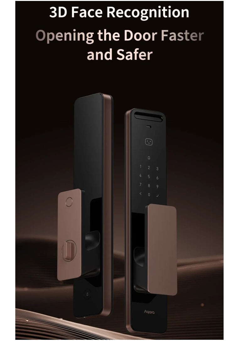 Smart Door Lock Zigbee 3.0 Face Recognition Bluetooth Password NFC Unlock Work with Homekit Google Assistant D200i