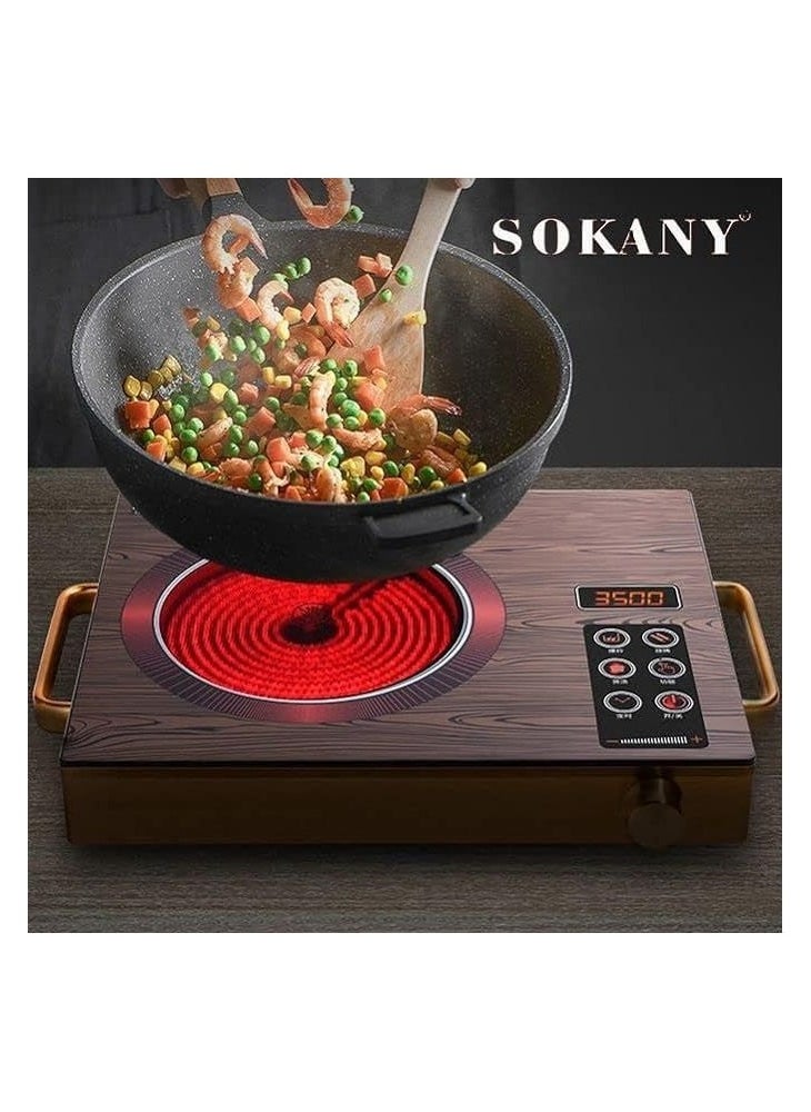 Sokany Portable Infrared Electric Cooker 2200 Watt (SK-3575)