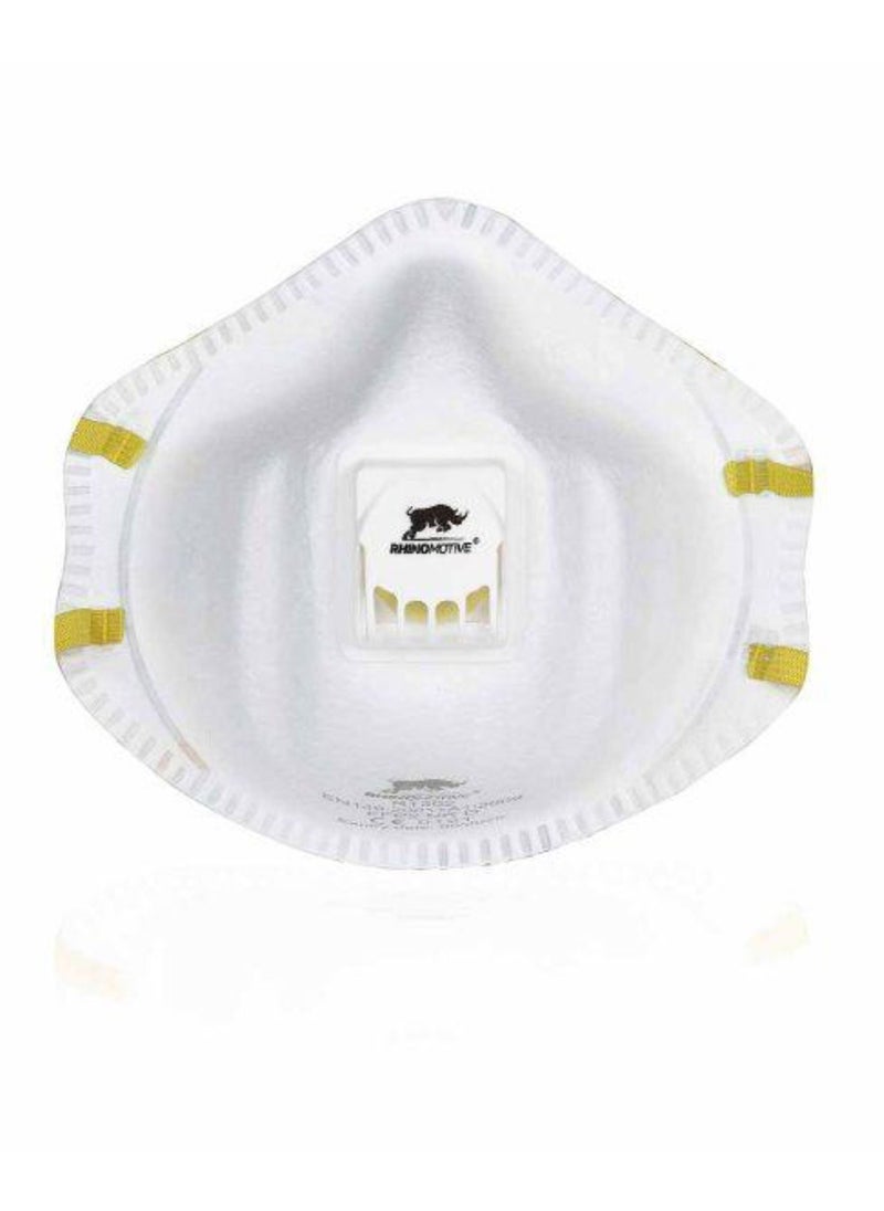 RHINOMOTIVE Particulate Dust Masks With Valve 12 Pcs Per Box