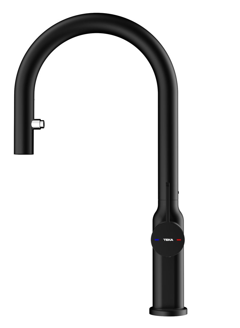 Oval Design Single Lever Kitchen Tap with Swivel Spout, Anti-Scale Aerator, and Pull-Out Dual Spray Functions OVAL 9382