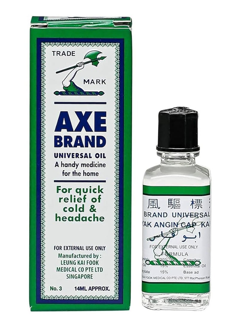 Universal Oil for Quick Relief Of Cold and Headache 14ml (Pack of 6)