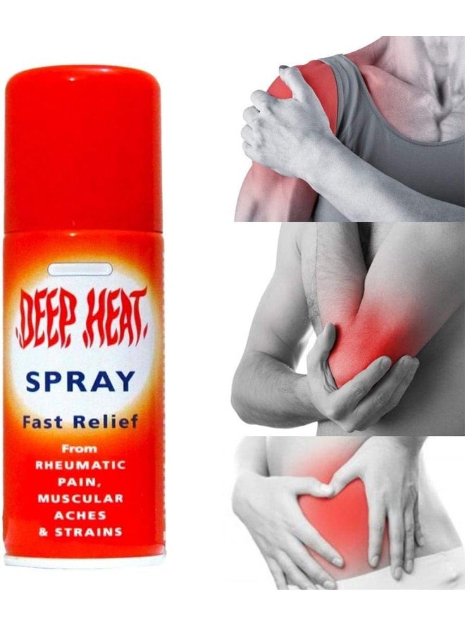 Deep Heat Fast Relief Spray 150ml - 6 PCS